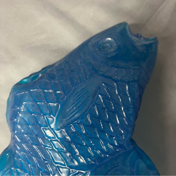 Ice Mold Decorative Fish Sculpture Party Entertain Holiday Decor Vtg Coastal - Picture 5 of 9